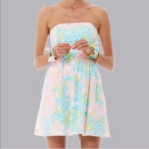 Lilly Pulitzer Lottie Strapless Resort Lace Dress